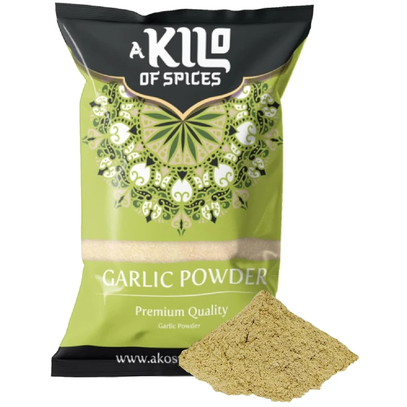 A Kilo of Spices | Garlic Powder 1Kg | Ideal for Cooking, Seasoning & Marinades | Freshly Packed Garlic Ground Powder for Maximum Flavour & Aroma | Essential Spice for Everyday Use