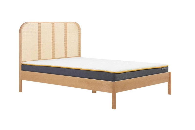 Birlea Margot Super King Rattan Bed Oak