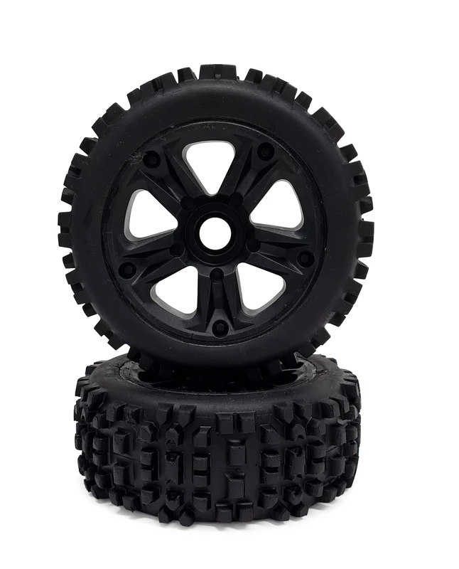 Carson 500900168 Wheels 1:8 (2) Virus XL-Accessories Models, Spare Parts, Tuning, Tires, Set of Tyres