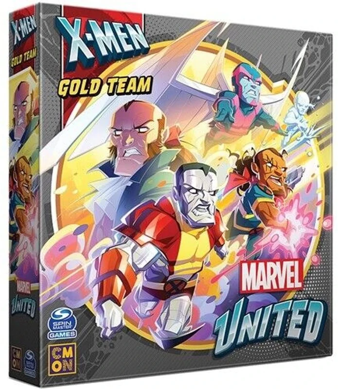 CMON | Marvel United X-Men Expansion: Gold Team | Cooperative Board Game | Ages 14 Plus | 1-7 Players | 45 Minutes Playing Time