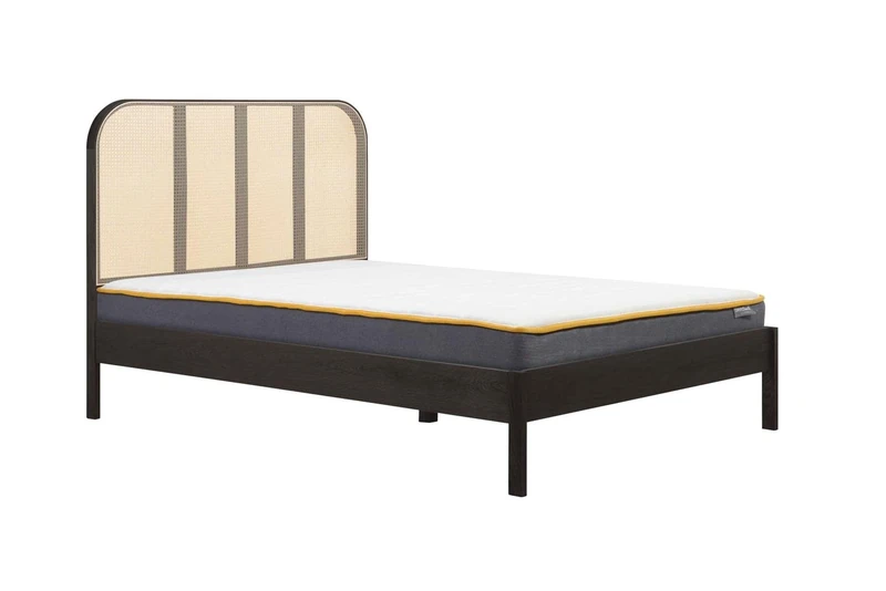 Margot Super King Rattan Bed Black