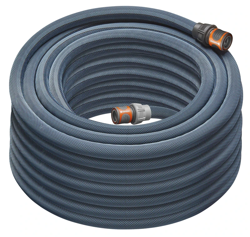 Gardena Liano Xtreme 3/4 inch, 25m set: Extremely robust textile garden hose, for indoor water taps, with PVC inner tube, lightweight, weather-resistant (18482-20)