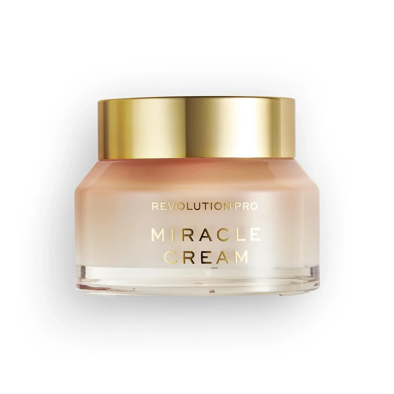 Revolution Pro, Miracle Cream, Hydrating & Beautifying Face Cream, Reduces Dull Complexions, Lightweight Formula, Contains Hyaluronic Acid & Niacinamide, 100ml