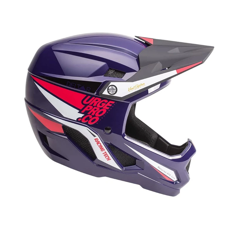 Urge Deltar Men's Full-Face Helmet, Purple, L