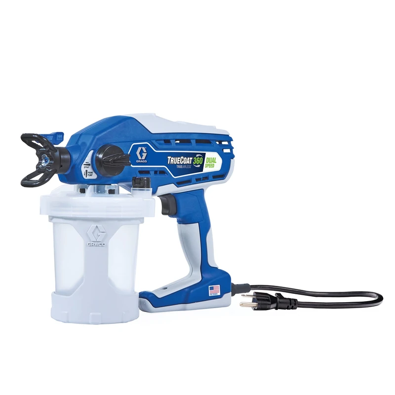 Magnum by Graco 26D685 TrueCoat 360 Dual Speed, Handheld Corded Airless Paint Sprayer, UK unit (220-240V, 50 Hz), household use, small decorative projects (max. pressure 138 bar), Blue