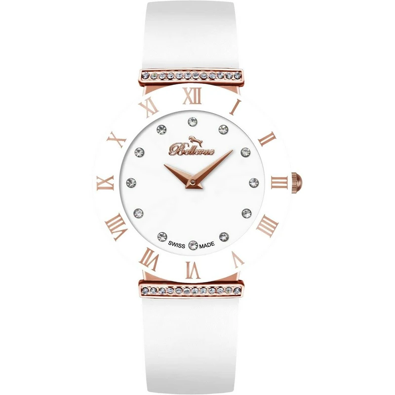 Bellevue Automatic Women's Analog-Digital Watch with Non-Applicable Strap S0367622, Multicoloured, Strip