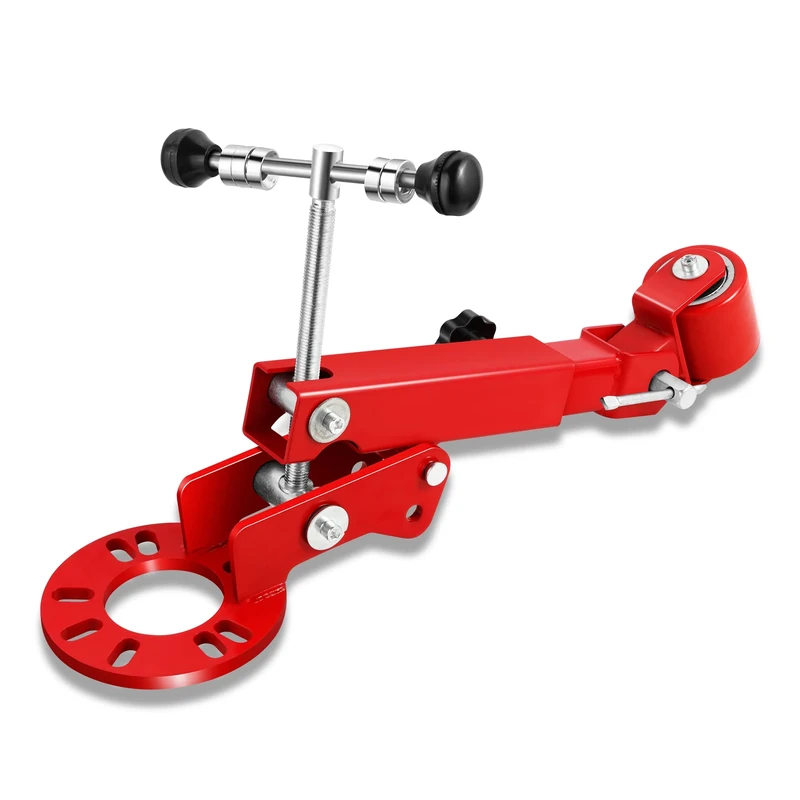 DNA MOTORING TOOLS-00250 Fender Roller Reforming Extending Tool Heavy Duty Wheel Arch Roller Flaring Former for Automobile Maintenance, Red