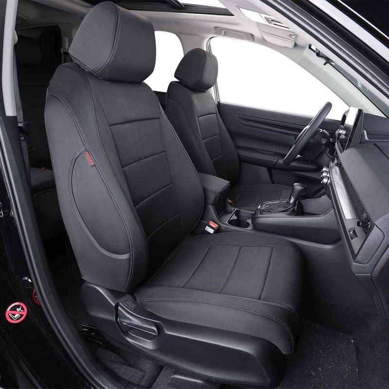 EKR CRV Seat Covers for Honda CRV 2023 2024 2025 Car Seat Cover Full Set for Trucks SUV,Waterproof Car Seat Cushion,Neoprene (Black)