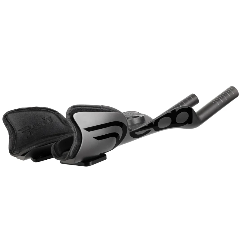 Deda Elementi Jet Two Clip-On Aero Extension Handlebars, Polish on Black (PoB), 370mm
