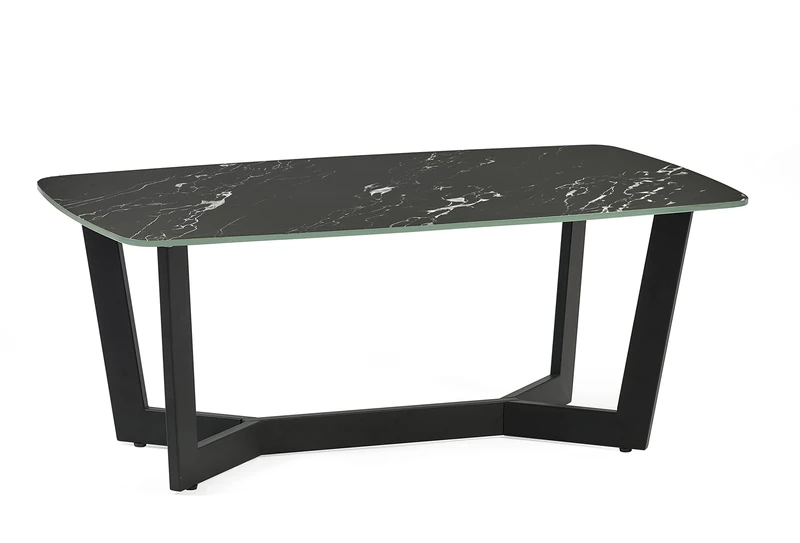 Julian Bowen Olympus Coffee Table, Black Marble Effect