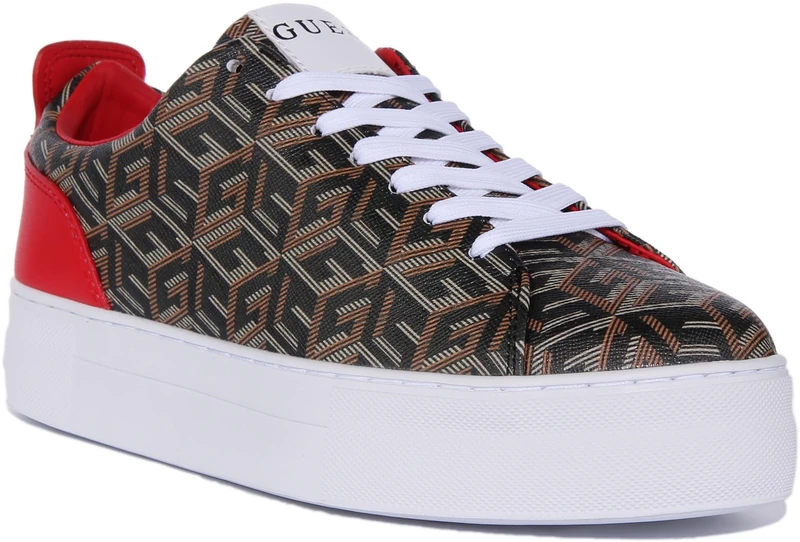 GUESS Women's Giaa5 Oxford Shoe, Multicoloured, 6 UK