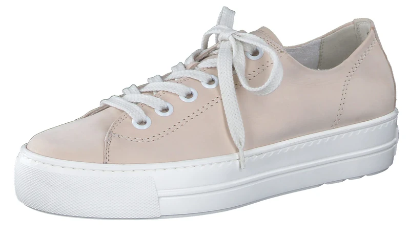 Paul Green Women Lace-Up Shoes 4790, Ladies Comfort Shoes Width: Regular (WMS),Comfort Low Shoe,Comfortable,Laces,Pastell (Black),37 EU / 4 UK