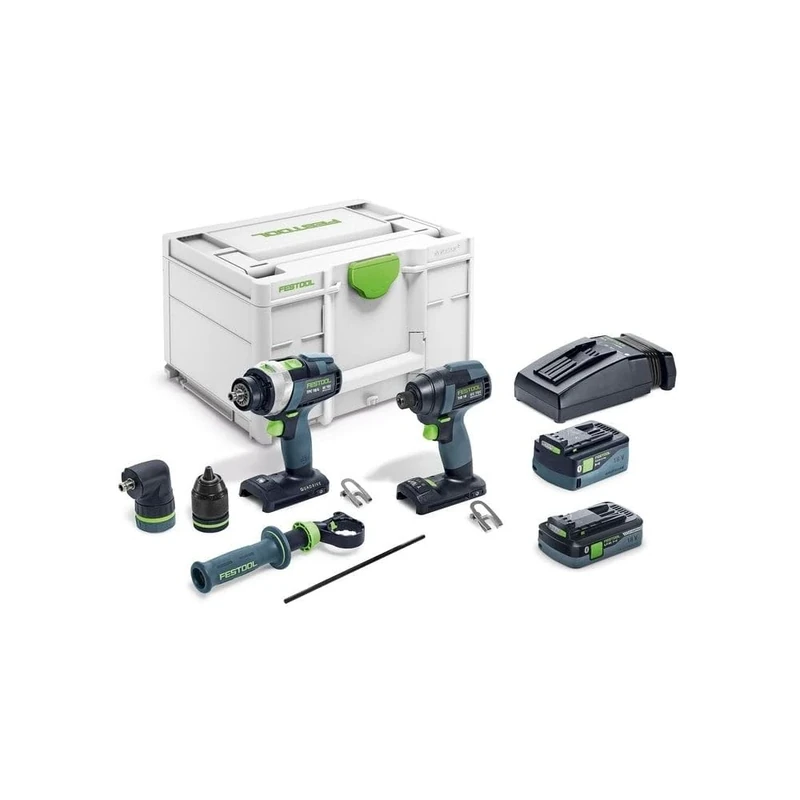Festool Screwdriver and Drill bit Set TID 18 5,0/4,0-Set TPC 18/4