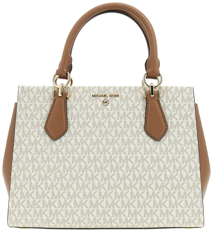 Michael Kors 30S2G6AS2B-149 MARILYN MD SATCHEL Women Vanilla/ACRN Size One Size