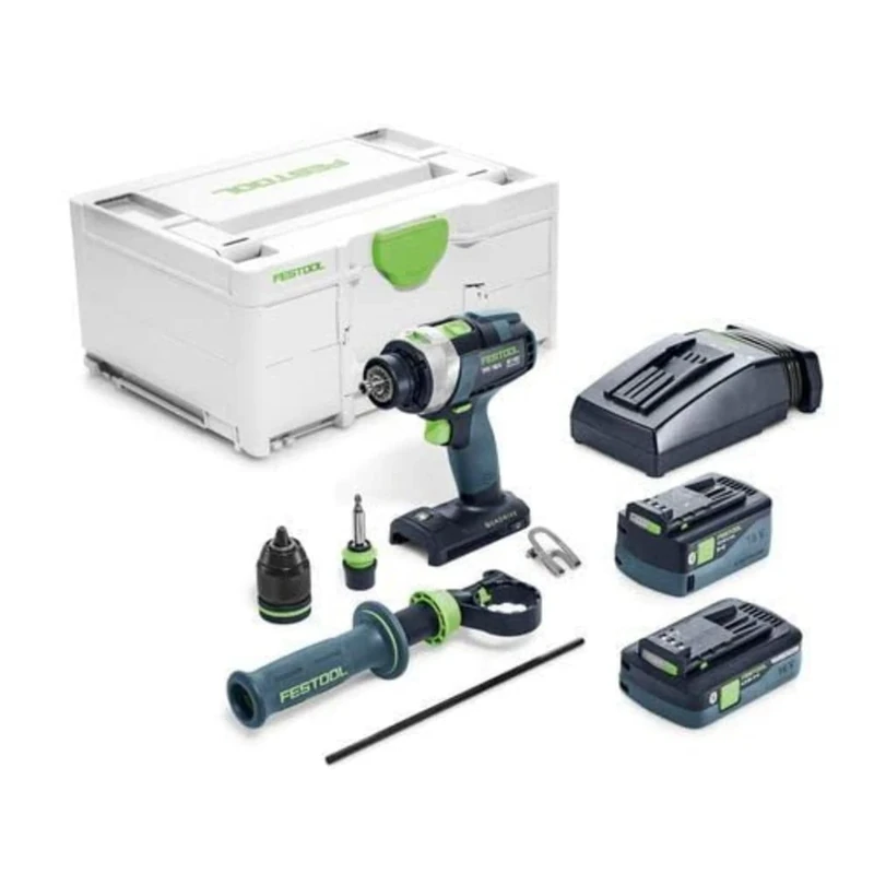Festool Cordless Percussion Drill TPC 18/4 5,0/4,0 I-Plus QUADRIVE