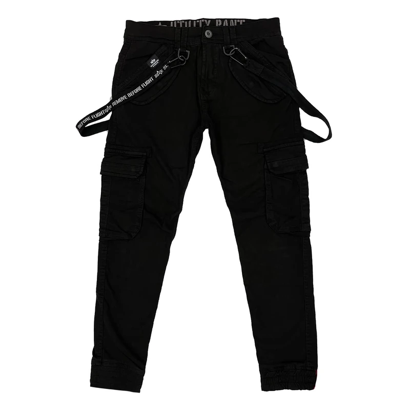 Alpha Industries Utility Mens Casual Trousers Black