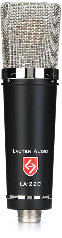 Lauten Audio Series Black LA-220 v2 Large-Diaphragm Condenser Microphone