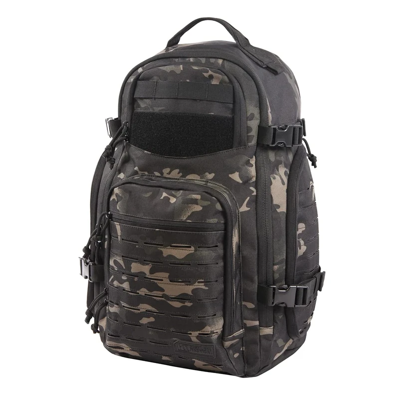 Highland Tactical Men's Roger Tactical-Backpacks, Black Urban Camo, OneSize