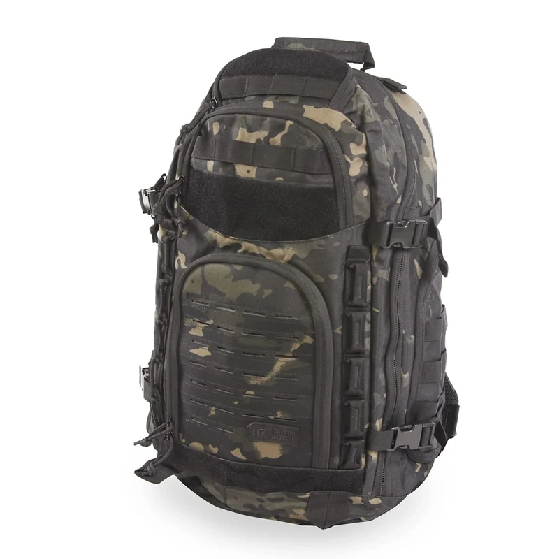 Highland Tactical Men's Foxtrot Tactical-Backpacks, Black Urban Camo, OneSize