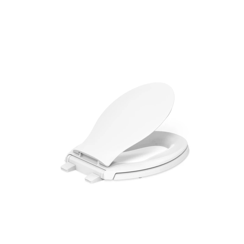 KOHLER 4732-RL-0 Transitions Readylatch Quiet-Close Elongated Toilet Seat, White