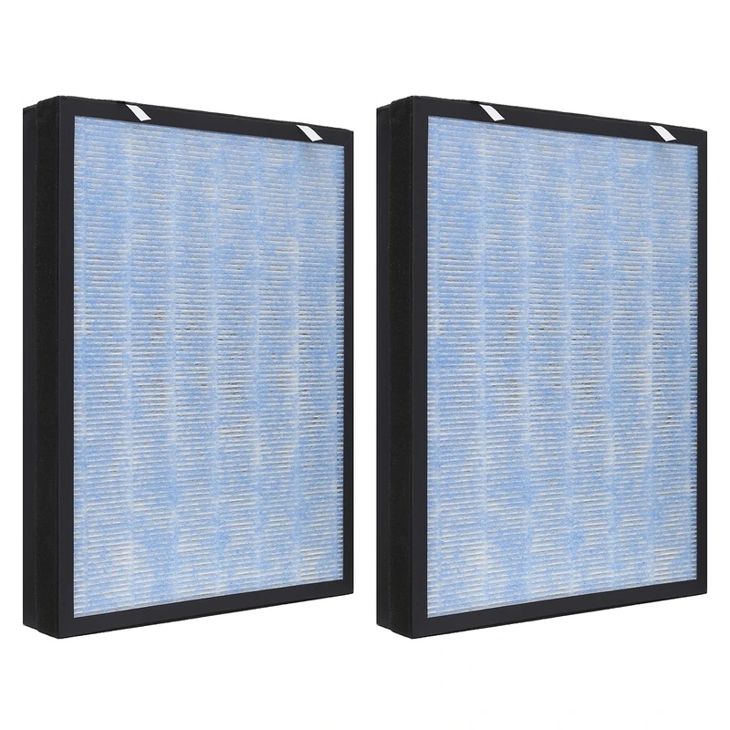 Hichoryer HSP002 Replacement Filter, Compatible with HATHASPACE® HSP002 Smart True HEPA Air Purifier 2.0, 2 Pack