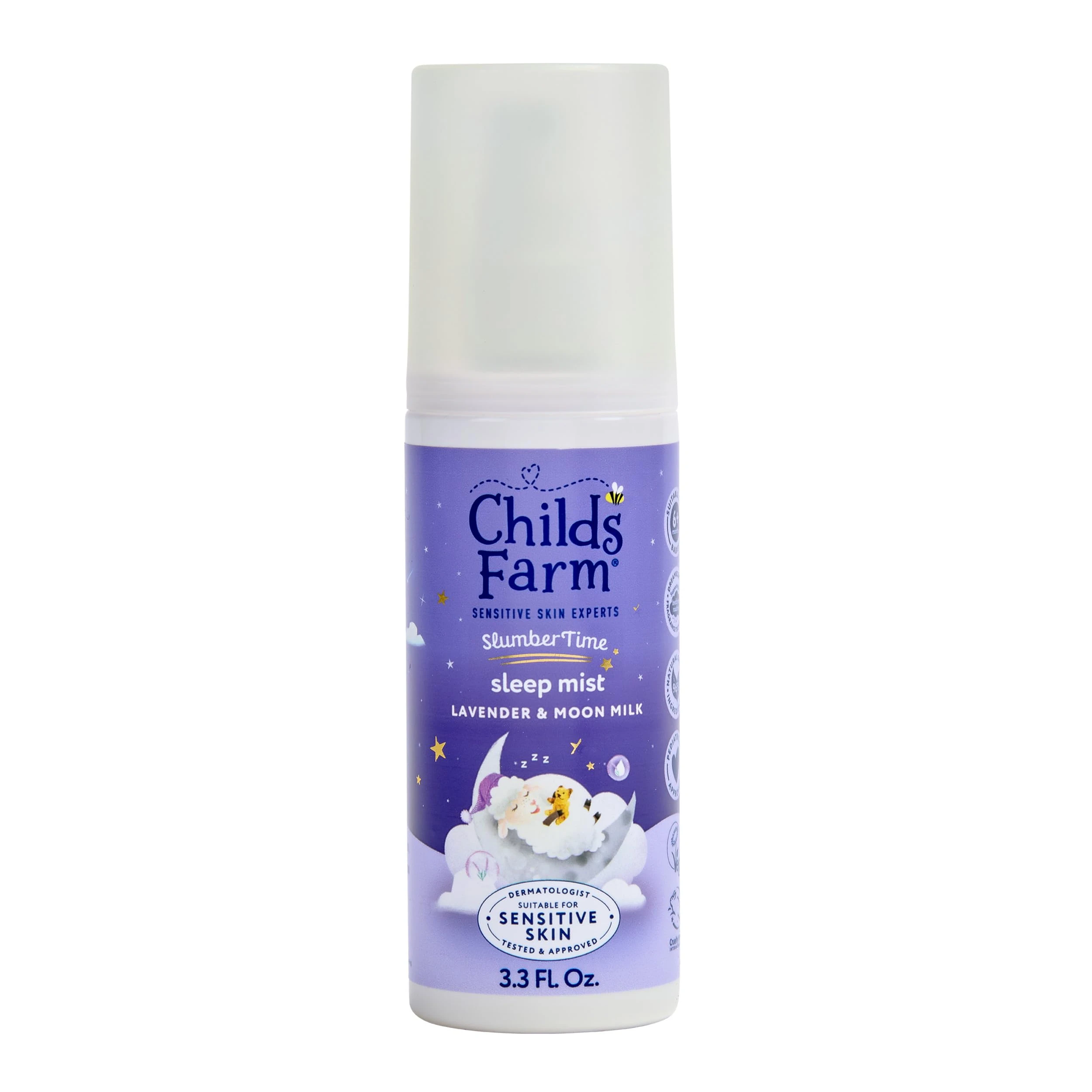 Childs Farm SlumberTime Sleep Mist, Calming Lavender & Moon Milk | Suitable for Dry, Sensitive Skin, 100ml