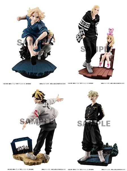 Megahouse Tokyo Revengers Toman Heroic Scenes Vol. 2 Petitrama Statuettes 8 cm - Image 1