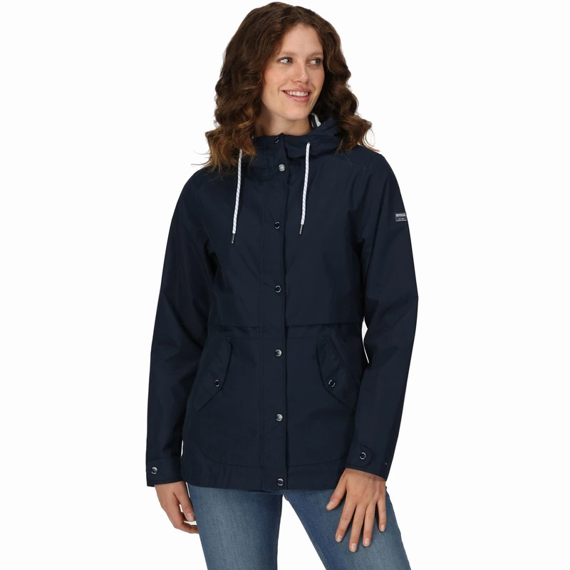Regatta Womens/Ladies Bayla Waterproof Jacket (8 UK) (Navy) - Image 1