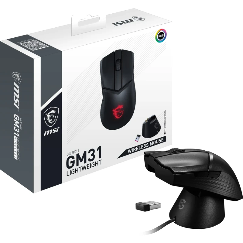 MSI CLUTCH GM31 LIGHTWEIGHT WIRELESS