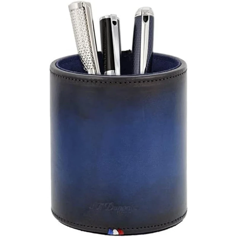 S.T.Dupont Pen Box Leather Atelier Blue