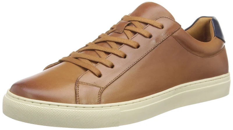 Hush Puppies Men's Colton Cupsole Trainers, Tan, 6