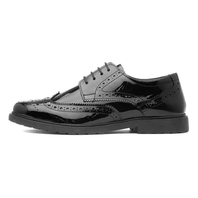 Hush Puppies Women's Verity Brogue, Black, 3