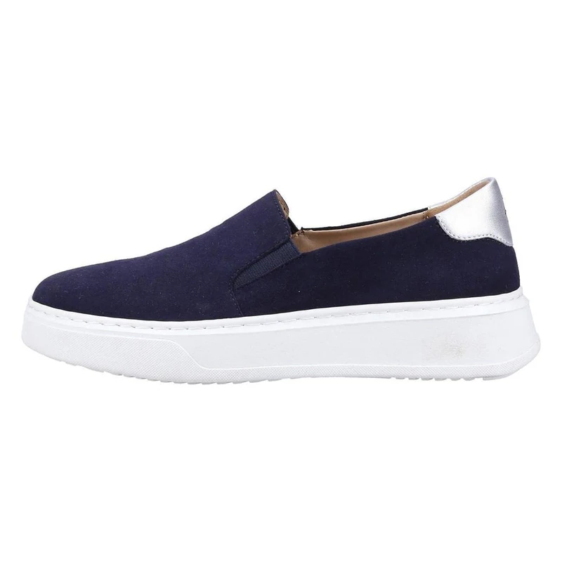 Hush Puppies Women's Corinne Slip On Cupsole Trainers, Navy, 7