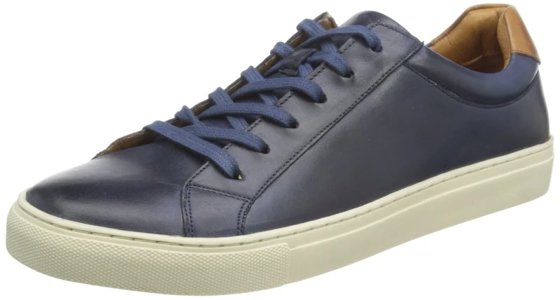 Hush Puppies Men's Colton Cupsole Trainers, Navy, 8