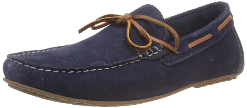 Hush Puppies Men's Reuben Boat Shoe, Navy, 9