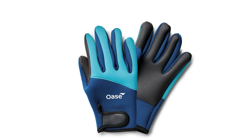 Oase Neoprene Pond Gloves Size XL/10, Easier Work on Plants and Pond Technology, Reliable Protection Against Cold and Wet Hands, for Men and Women - Image 1