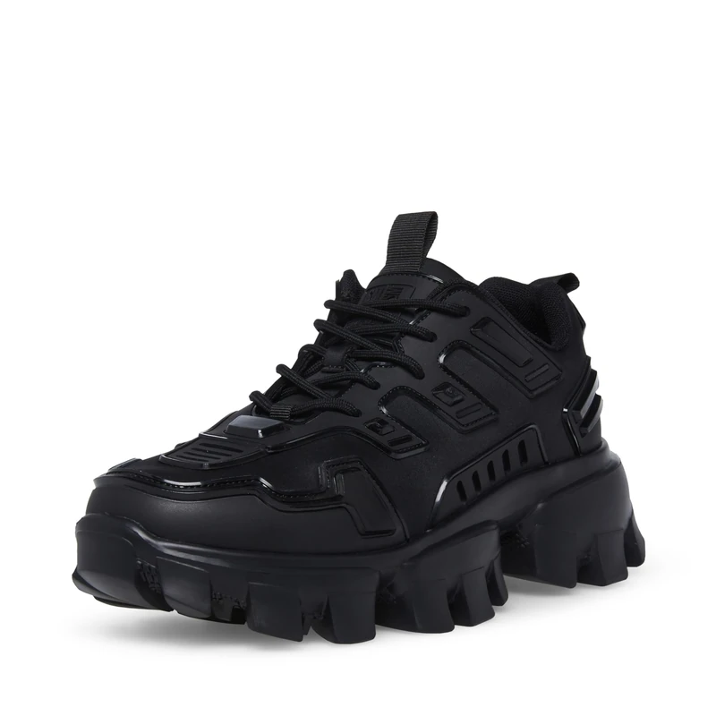 Steve Madden Men's Ponce Sneaker, Black, 11.5 UK