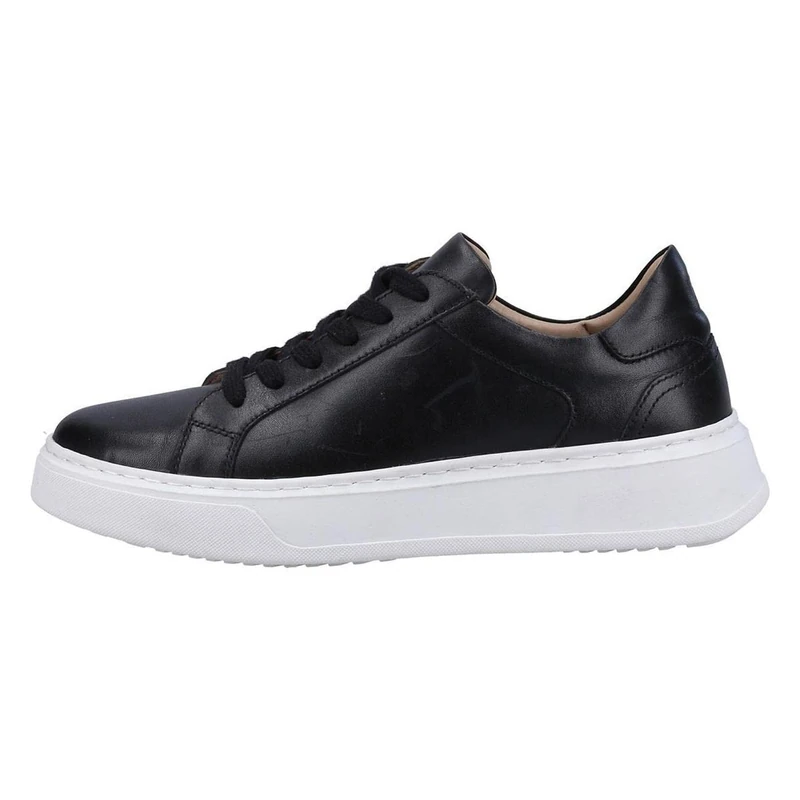 Hush Puppies Women's Camille Lace Cupsole Trainers, Black, 6 - Image 1