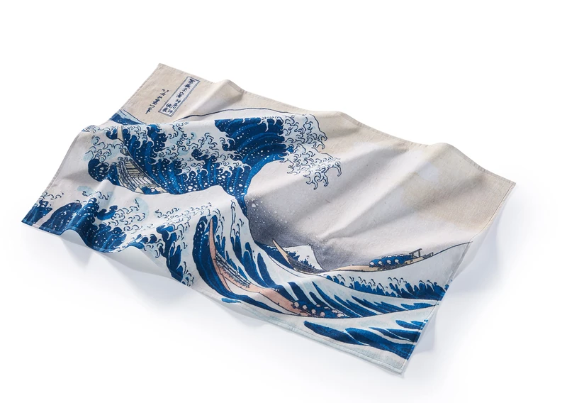 Musearta BT-KH-GW-V424287 Unisex Beach Towel with Artist Katsushika Hokusai Made of Cotton 108 x 180 cm - Image 1