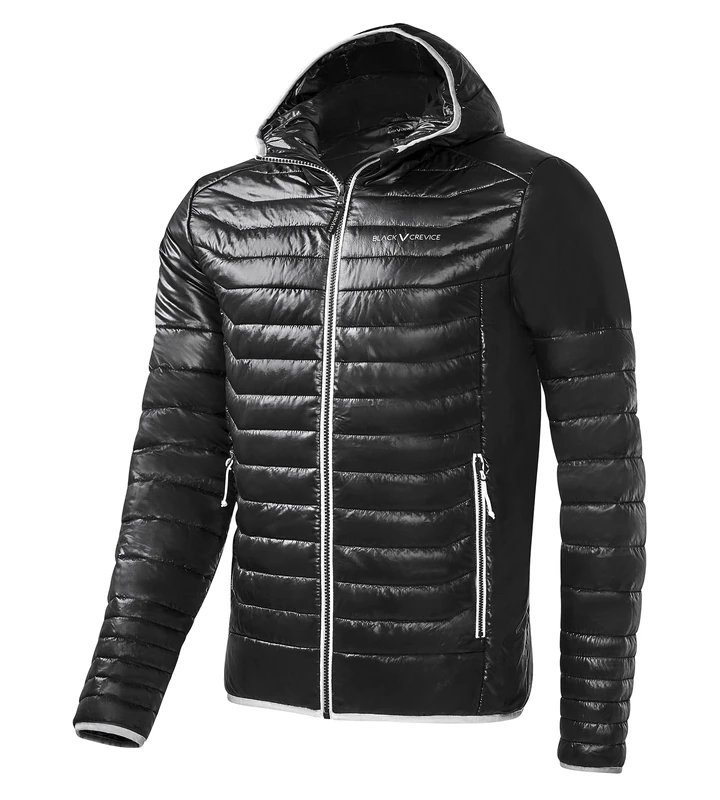 Black Crevice Men's Herren Isolationsjacke Jacket, XL