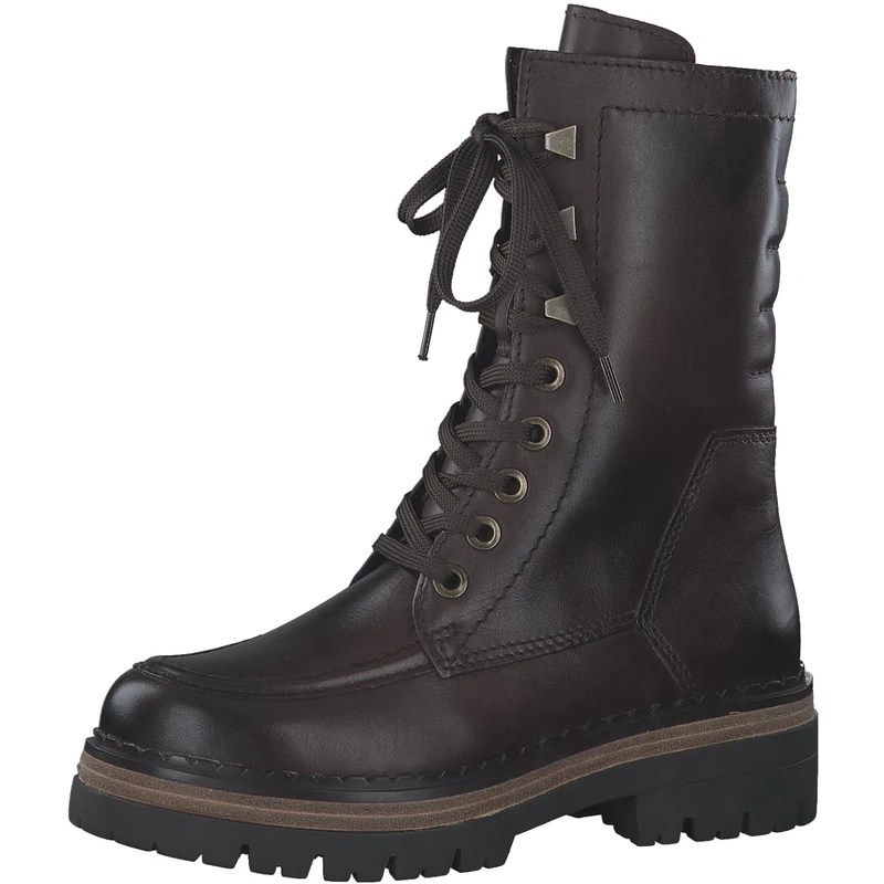 MARCO TOZZI Women's 2-26211-41 Bootie laced, Cafe, 6.5 - Image 1