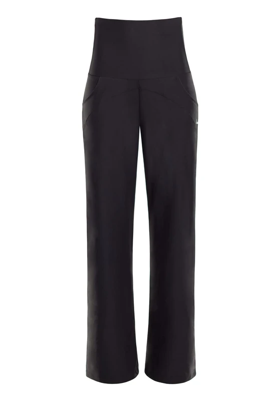 WINSHAPE Women's Functional Comfort Ankle Length Culottes Cul601c high Waist Leggings, Black, XS