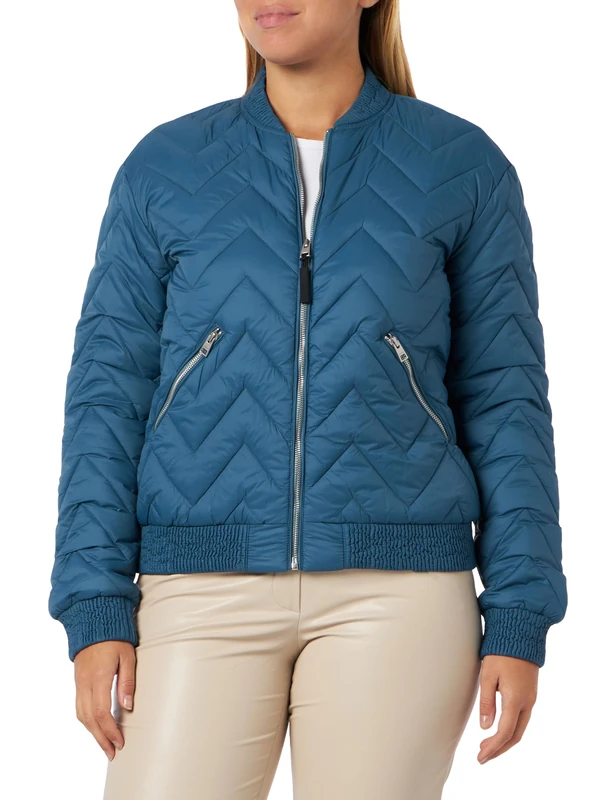 REPLAY Women's Quilted Jacket Recycled Nylon, Midnight 089 (Blue), S - Image 1