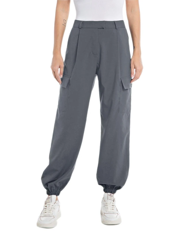 REPLAY Adult W8085 Essential Pants, Iron Gray 493, 29