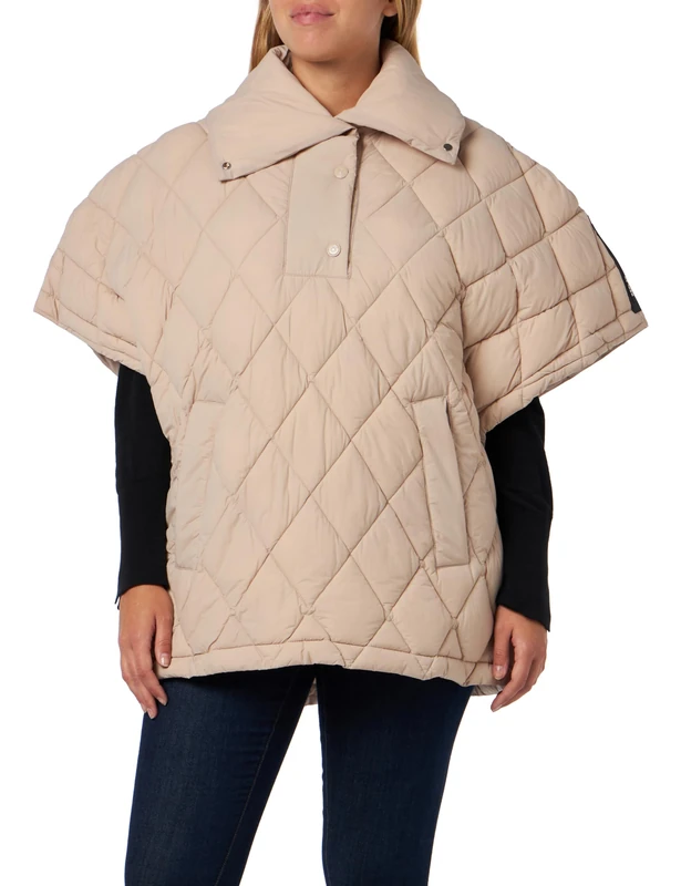 REPLAY women's vest with collar, Desert 526 (Brown), M