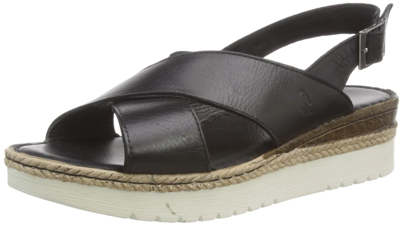 Hush Puppies Women's Saphira Sandals, Black, 8