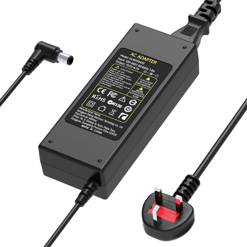 BIUBOTY DC in Power Supply Compatible with 19.5V Sony TV Power Cable for Bravia TV KDL-24 KDL-32 KDL-40 KDL-42 W600B W700B W800B Vaio Laptop Charger