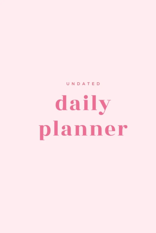 A5 Daily Planner Undated Planner Book with To-Do List, Monthly/Weekly Goals, Habit Tracker, 26 Weeks Planning Journal For Productivity, Gratitude, Happiness (Hardcover)