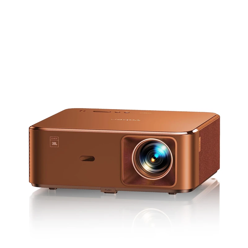 Auto Focus & Keystone 1080P HD Portable Projector, WiFi6 Bluetooth 5.2 Projectors, YABER Pro V9 Smart Projector, Home Cinema Projectors for Bedroom/Smartphone/TV Stick