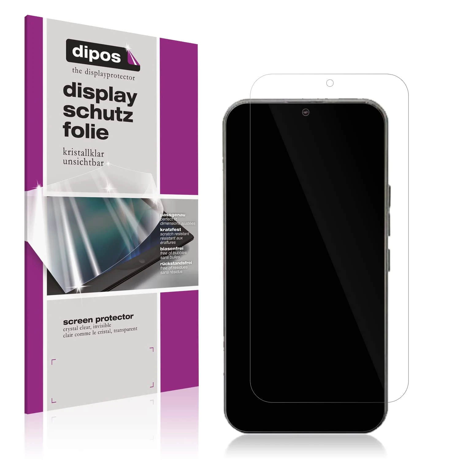 dipos I 2x Screen Protector compatible with Kodak Smartway L2 Protection Films clear